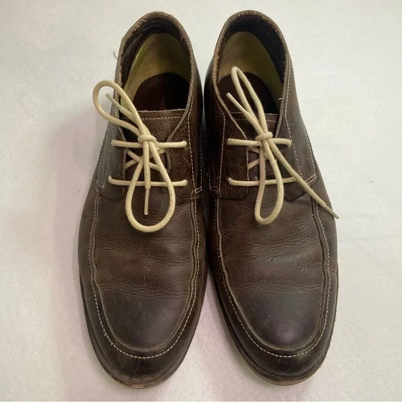 Cole Haan Dark Brown Leather Oxfords - Picture 2 of 6